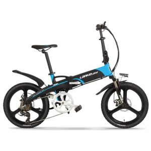 Portable 2 Wheel Foldable Electric Bike , 20 Inch Collapsible Electric Bicycle