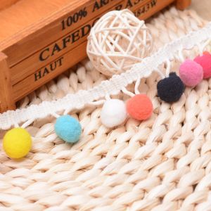 High Tenacity 3cm Pom Pom Ball Chain Lace Trim