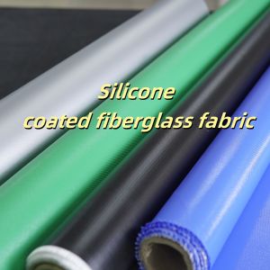 Silicone Coated Fiberglass Fabric 400 g/sqm, 0.3mm Thickness