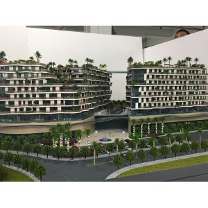 Machine Cut Acrylic Architecture Model , Modern Architecture Model Building