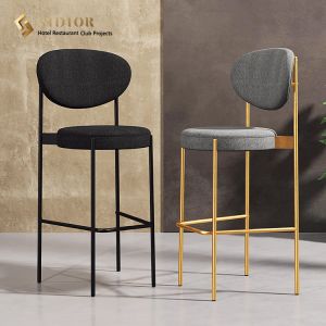 ODM Contemporary Bar Chairs High Back
