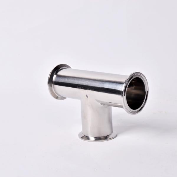 Customized Welding Connection Polished SS304/316L Sanitary Fittings Clamped Reduce Tee