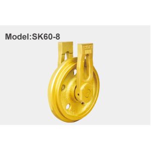 Quality Kobelco SK60-8 6 Ton Excavator Front Idler Assy High Grade Material for sale