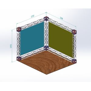 Trade Show Booth 6082-T6 6061-T6 Aluminium Lighting Trusses 290X290mm