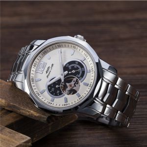 5ATM Japan Movement Mechanical Automatic watch Stainless Steel Back