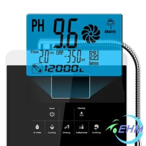EHM 11 Plate Alkaline Water Ionizer with 5 pH Levels and CE Certification