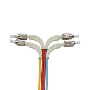 90° Bent Boot Sleeve Fiber Optic Patch Cord 3.0mm OEM Service