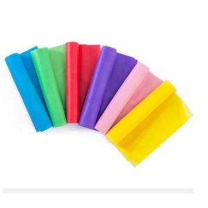Latex Free TPE Long Exercise Flat Resistance Bands Yoga Pilates Stretch Elastic