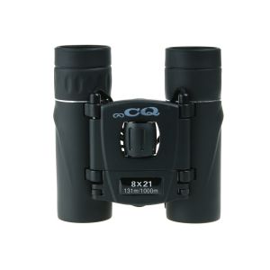Compact Folding QC 8X21 Student Binoculars with Close Focus 6.4m and Eye Relief