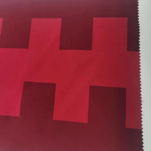 100% Polyester Winter Jacket Fabric In 2 Layers Weaving 50Dx50D Down Proof