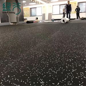 Wide / Fine Ribbed Dielectric Rubber Flooring Rolls Anti Slip