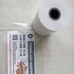 China Supplier Excellent Quality Black Image 55GSM 2 1 4 X50 Thermal Paper Roll