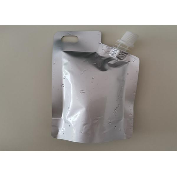 Aluminum Foil Stand Up Wine Pouch With Spout Custom Printing Spout Pouch Bags