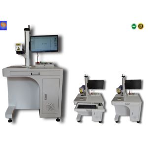 CNC Air Cooling 50W Fiber Laser Marking Machine AC220V For Plastic Bottle