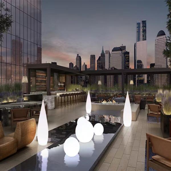 Plastic Glow Lights Led Floor Lamp For Outdoor Garden Party Decoration