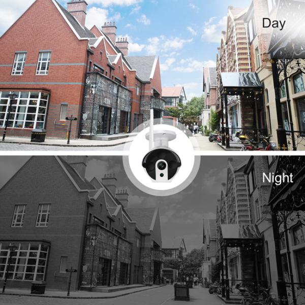 Waterproof Wireless Hd Home Security Cameras , Bullet Type Cctv Camera P2P Application