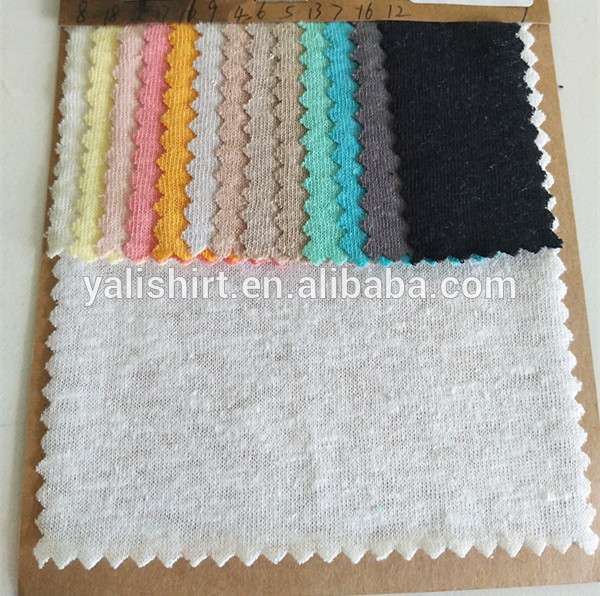 100% Linen Knit Trendy Oversized T Shirts Solid Pattern Type Summer Season