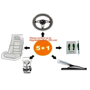 universal customized auto repair disposable plastic car steering wheel seat