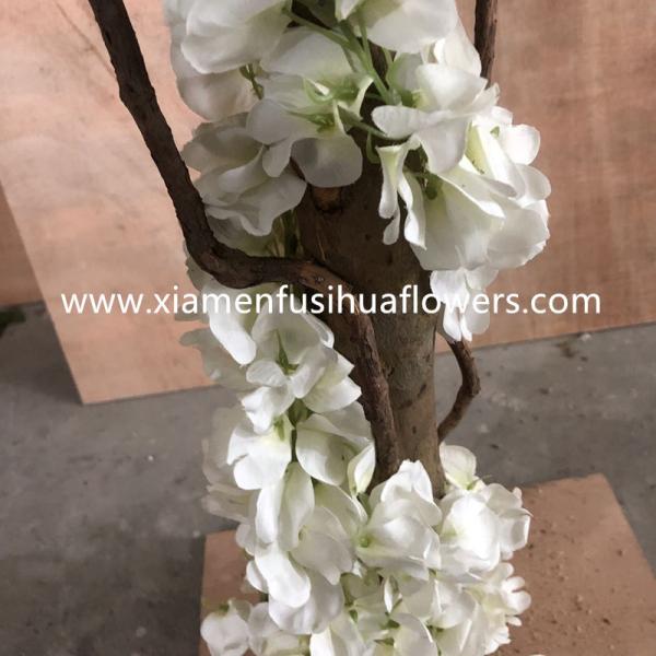 wholesale wedding table centerpieces tree mini white pink fake cherry blossom trees