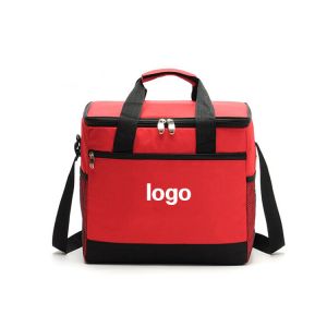 Aluminum Foil Insulated Cooler Lunch Bag 600D Plain