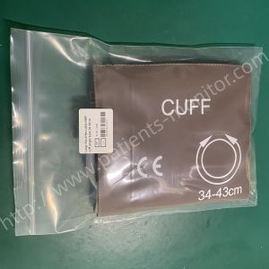 Reusable NIBP Cuff 34-43cm Large Adult Blood Pressure Cuff with Single Tube for
