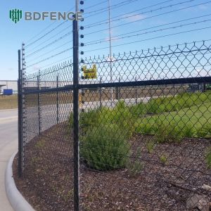 Sustainable Galvanized Fence Diamond Iron Wire Mesh Modern Metal Chain Link