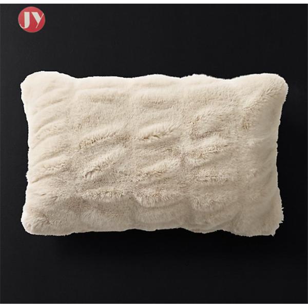 Fluffy acrylic Fur Throw Pillow , Faux Fur Decorative Pillows Cushion Cover
