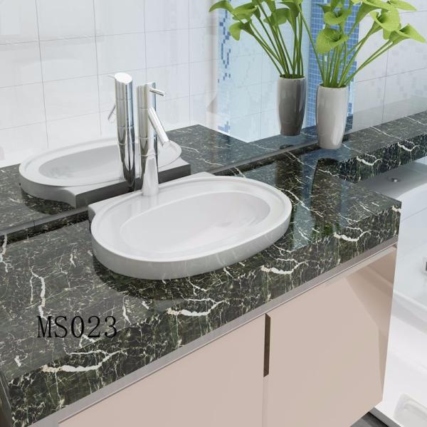 1.22m or 0.61m Width Size High Glossy Marbling PVC Wallpaper Adhesive Wall Stickers for Bathroom and Kitchen Marble Wallpaper