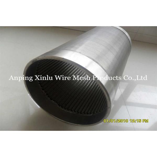 Wire Wrapped Continuous Slot Screen For Deep Well Drilling Ss Material