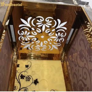304 Etched Elevator Decoration Stainless Steel Sheet Size 4X8 4X10 Feet