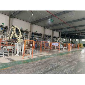 800bags/Hour Animal Feed Packaging Machine Saving Automatic Palletizer