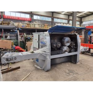 Round Log Timber Multiple Multi Blade Rip Saw wWood Cutting Saw Machine