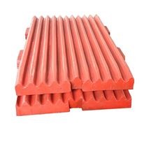 Buy swing jaw movable jaw plate high manganese steel casting jaw plate at wholesale prices