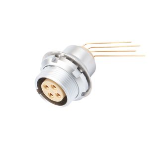 Industrial 4 pin circular connector Z3 External Fixed Socket Printed Circuit