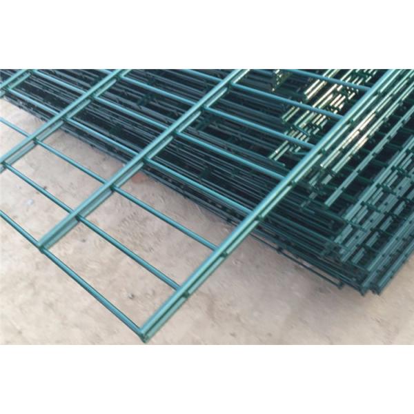 Buy PVC Coated Galvanized 656 Mesh Fencing 50x200mm Double Wire Mesh at wholesale prices