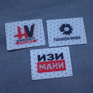 Embossed Silicone OEM Design Patches For Clothes