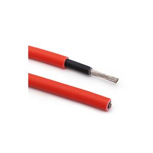 Photovoltaic Wire Red Or Black 4mm2 Solar Cable Copper Conductor XLPO Jacket TUV
