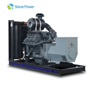 50HZ / 1500rpm Water Cooled Diesel Generator , Super Silent Diesel Generator