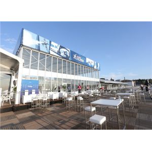 Semi - Permanent Aluminum Structure Temporary Outdoor Double Decker Tent
