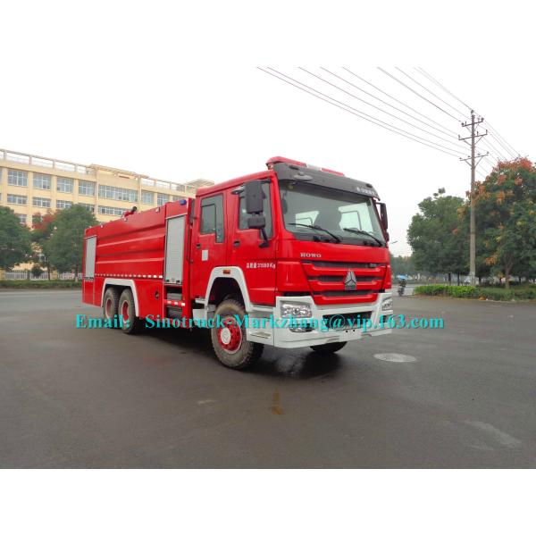 Buy 10 Wheelers Security Fire Brigade Truck Fire Engine Vehicles 3 Axle LHD/RHD Steering at wholesale prices