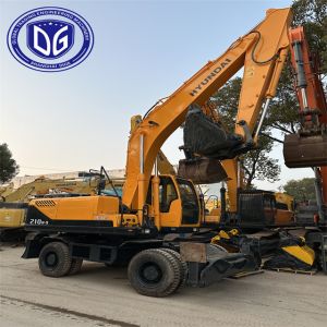 Hyundai 210 Excavator In India 20 Ton Used Hyundai Model 210W-9 Wheel Excavator