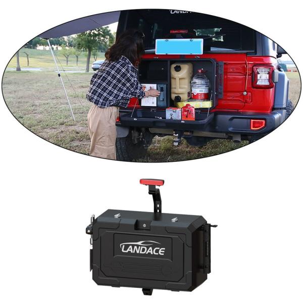 Off-Road Tailgate Storage Box for Wrangler JL JK Tank 300 BJ40 Easy to Install