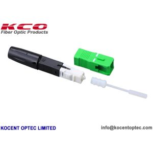 SC/APC Fast Connector with 3D Pass No Matching Gel and Compatible with 3mm Drop