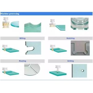 Glass Mirror Grinding Polishing Edging Cutting and Beveling CNC Machine Video