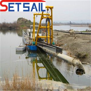 Quality High Pressure Water Pump Jet Suction Mud Dredger with 75kw-2000kw Main Engine Power for sale