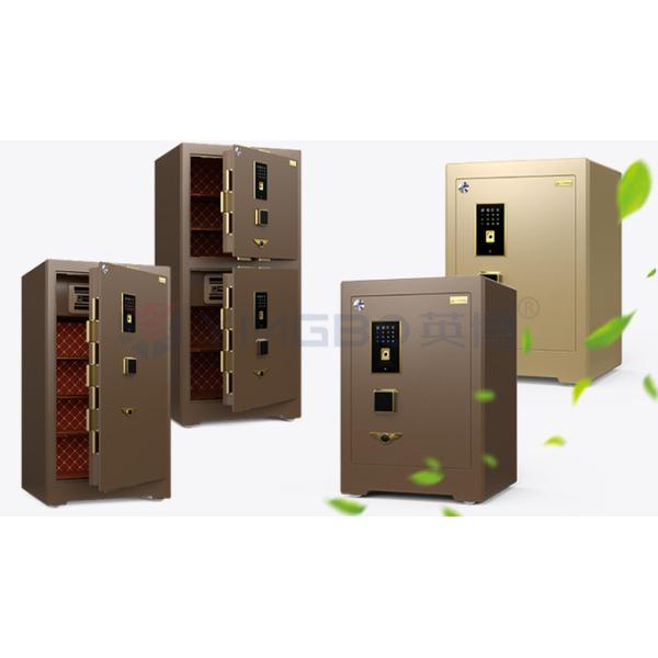 Dual Alarm Solid Steel Commercial Safe Box Bank Grade Biometric Fingerprint Lock 4 open ways