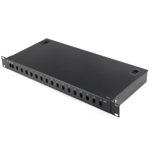 Low Insertion Rack Type Fiber Optic PLC Splitter With Sc / Apc Connector