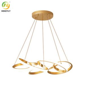 78 Watt LED Modern Ring Chandelier Dimmable Integrated