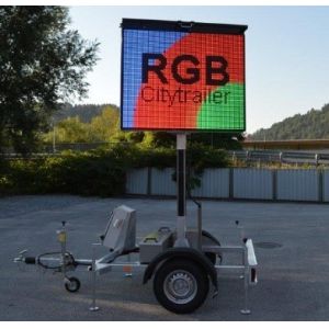 SMD VMS Trailer Signs High Refresh Commercial Advertising LED Display