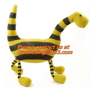 Mannual Knitted Doll standing flower stuffed toysCrocheted Craft Crochet Animal